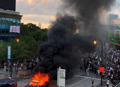 گسترش اعتراضات به خشونت پلیس در آمریکا، اعلام شرایط اضطراری در جورجیا